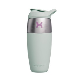 Promixx Pursuit Shaker Bottle 950ml Single Wall Stainless Steel Protein Shaker Bottle Super Smooth Shakes 32oz Seagrass Green