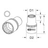 KS Tools 911.3998 3/8" 12 Point socket, 24mm