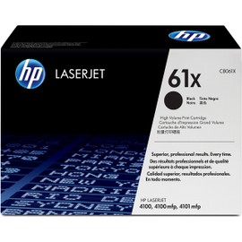 HP 61X | C8061X | Toner Cartridge | Black | High Yield - DISCONTINUED BY MANUFACTURER