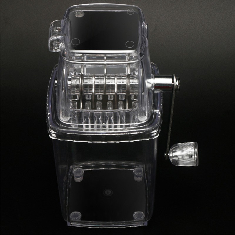 Portable Ice Crusher 1.25L Hand Cranked DIY Manual Shaved Ice