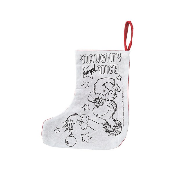 Fun Express Color Your Own Dr. Seuss The Grinch Christmas