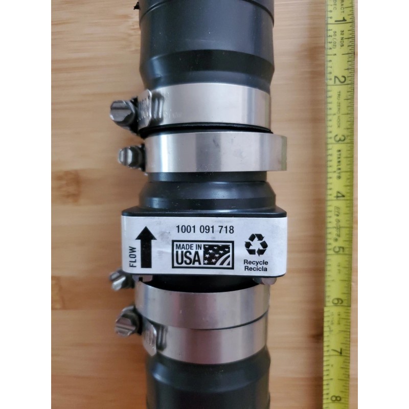 Everbilt 1-1/4 to 1-1/2 in. ABS In-Line Sump Pump Check