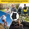 CAMBIVO Ankle Brace with Adjustable Bands, Ankle Bandage for Right