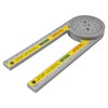 Hsthe Sea Plastic Protractor 360 Degree Horizontal Angle Gauge High-Precision