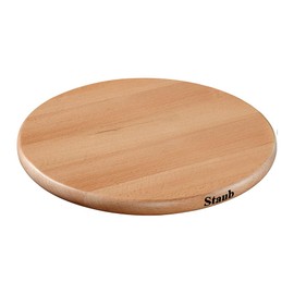 ZWILLING J.A. HENCKELS 40511-078 Staub Round Wooden Trivet 6.5"/16.5 cm, Olive Wood