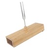256Hz Tuning Fork with Wood Resonance Box and Hammer Sound