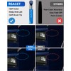 N1 Blue Jeans Metallic Touch Up Paint Compatible with Ford