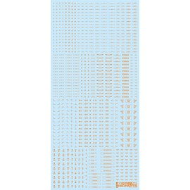 Haikyu Parts RB03-100OOR 1/100 RB03 Cotion Decal, One Color Orange, 1 Piece, Plastic Model Decal