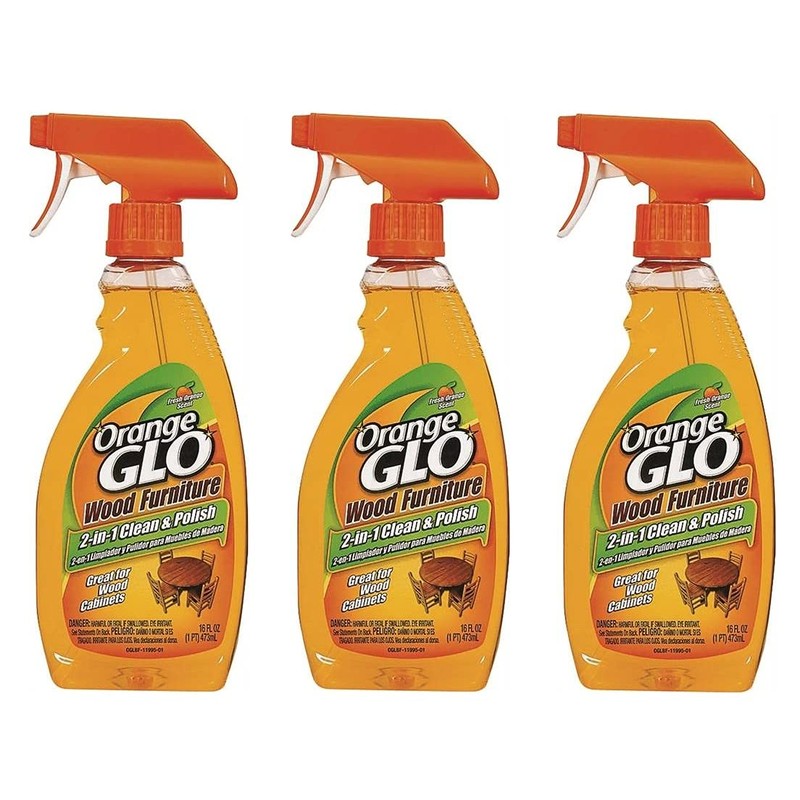 Glo 640823841079 (Pack of 3) Wood Furniture 2-in-1 Clean and