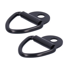 V Ring Tie down Anchor, 2 PCS Steel Heavy Duty Cargo Lashing Rings Trailer Anchor Hook Truck-Bed Load Anchor Truck Tie Downs Car Lashing Ring for Trailers Trucks Vans Boat Rope
