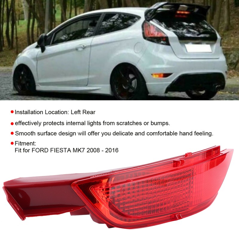 Left Rear Bumper Fog Light Car Reflector Lamp Fit for