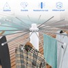 FAHKNS Four-Legged Clothes Drying Rack,Foldable Portable Laundry Drying Rack with