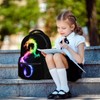 Anyako Fire Rainbow Dragon Black School Backpack, Kids bag for