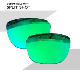 Oakley Wholesale POLARIZED Replacement Lenses for-Oakley Split Shot - Options - Mint Green-Polarized