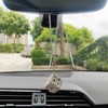 Bling Dice Rear View Mirror Accessories, Cute Car Accessories for