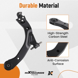 maXpeedingrods 10Pcs Front Lower Control Arm Kit for Chevy Cobalt 2005-2010 HHR 2006-2011, for Pontiac G5 2007-2009 Pursuit 2005-2006, Suspension Kit with Sway Bar Link Outer & Inner Tie Rods Boots