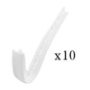 OFUNPARRTS J Hook Pool Coping Clip Divider Strip Compatible with
