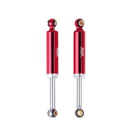 Levigo Metal RC Shock Absorber Front Rear Compatible with Axial 1/24 AX24 XC-1, RC Upgrade Parts High Precision Shock Absorber