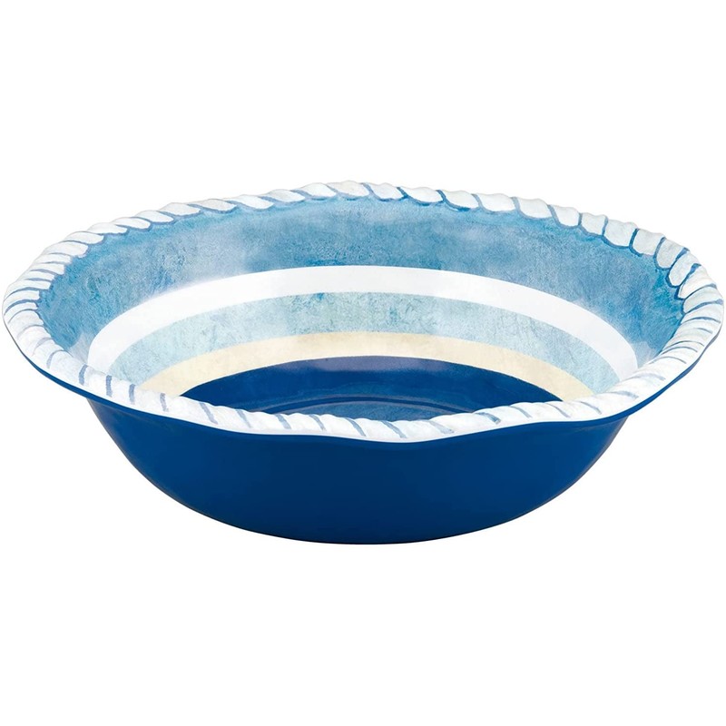 UPware 12-Piece Melamine Dinnerware Set, Includes Dinner Plates, Salad Plates,