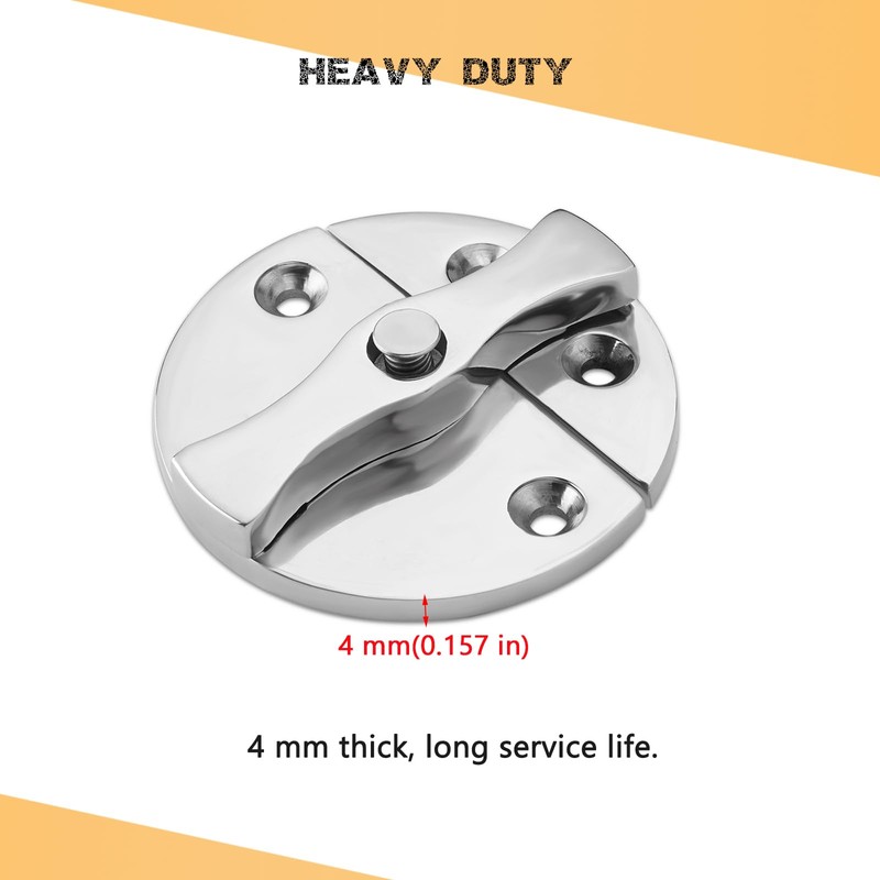 DIALESHU Heavy Duty Marine Boat Door Catch Latch 316 Stainless