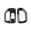 Carbon Fiber Dashboard Side Air Vent AC Outlet Cover Trim
