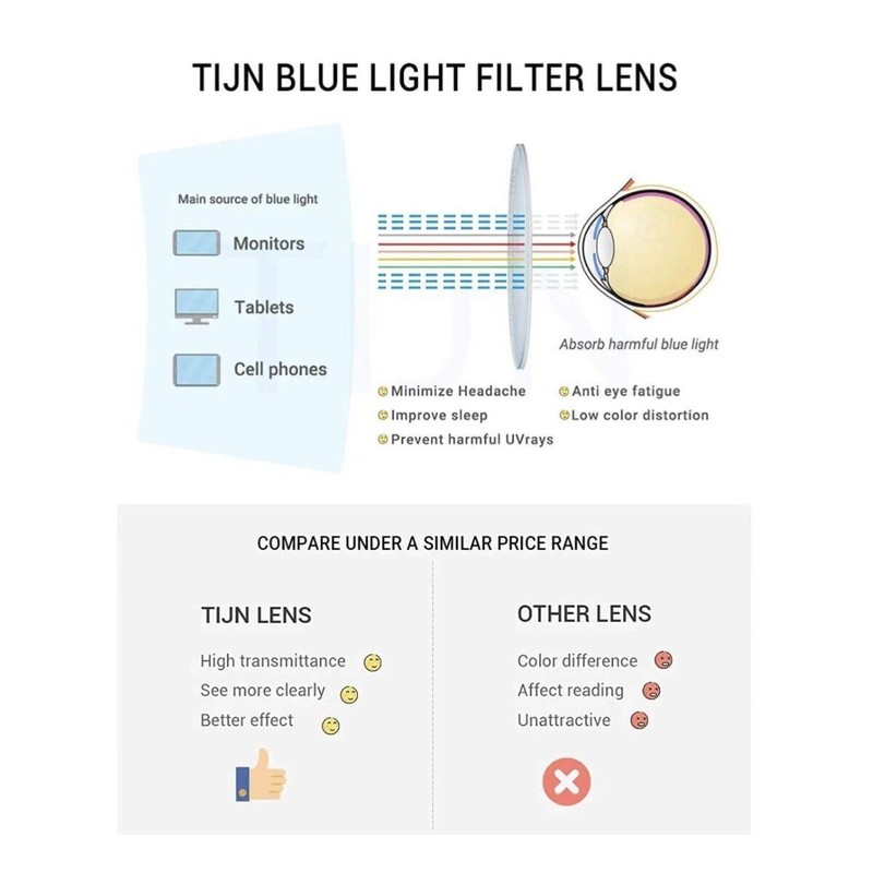 Tijn Orange By TIJN RELIABLE SCREEN GLASSES BLUE LIGHT BLOCKING