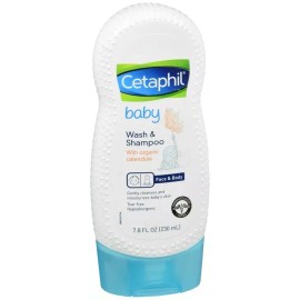 Cetaphil Baby Wash & Shampoo With Natural Calendula 7.8 OZ