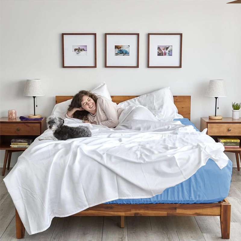 AR Ware Fitted Sheet Single Bed 100% Egyptian Cotton 300