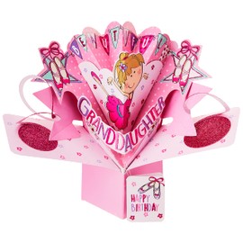 Granddaughter Birthday Pop-Up Greeting Card Original Second Nature 3D Pop Up Cards