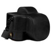 MegaGear Ever Ready MG1813 Black Genuine Leather Camera Case for