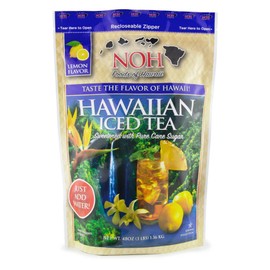 NOH Foods of Hawaii Sweet Tea Mix - 48oz (3lb) Zipper Bag | Just Add Water for Hawaii's Favorite Refreshment | Classic Luau Beverage Blend - Paradise in a Glass