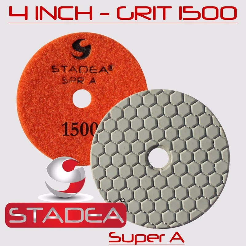 Stadea DPPD04SPRA400G1P Dry Concrete Diamond Polishing Pad for Concrete Stone