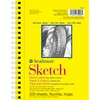 Strathmore 300 Series Sketch Pad, 5.5x8.5 inch, 100 Sheets, Side