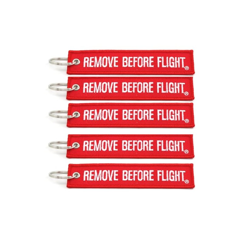 Rotary13B1 – Quitar Antes de Vuelo Llavero Paquete de 5