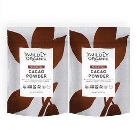 Wildly Organic Fermented Cacao Powder - Organic Chocolate - Organic Raw Cacao Powder Organic - Cacao Powder Organic Raw - Unprocessed Cacao Powder - Fermented Cacao Powder - Fair Trade Cacao - 2 Lbs