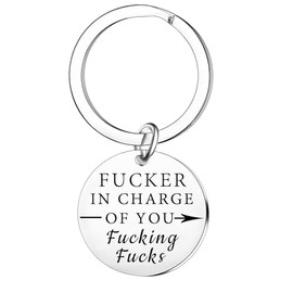 Nfyxcaz Boss Day Gifts For Women Men Funny Boss Gifts Keyring For Boss Lady Boss Office Gag Gifts For Bosses