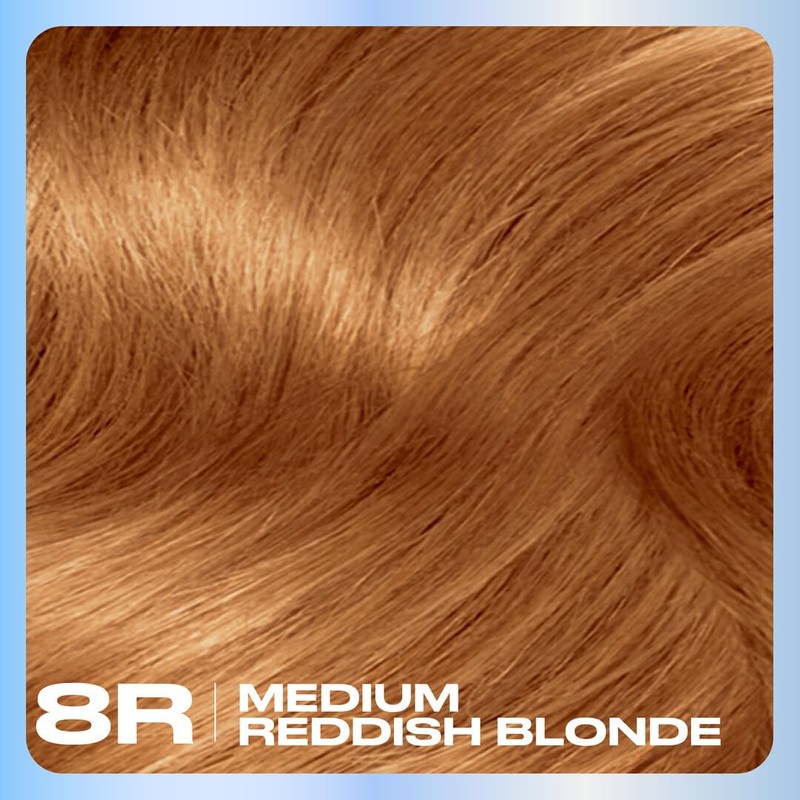 Clairol Nice'n Easy Permanent Hair Dye, 8R Medium Reddish Blonde