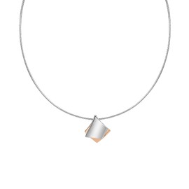 Celesta 500245073 Women's Necklace 925 Sterling Silver 42 cm Matte / Shine without Stone Silver Grey, Sterling Silver, None
