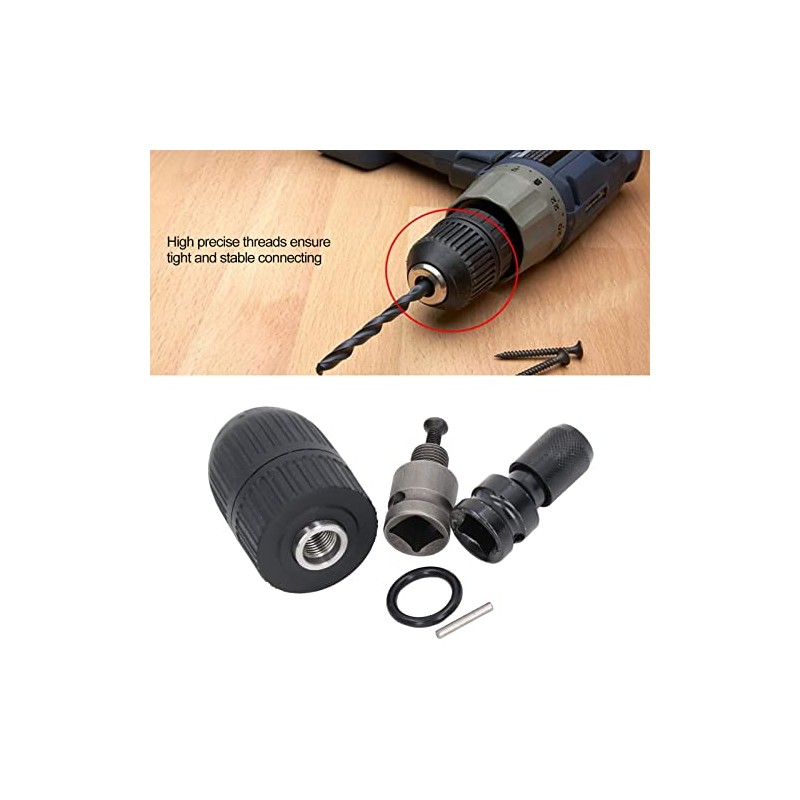 Impact Driver Drill Chuck, Self-Locking Keyless Chuck, Electric Impact Wrench,