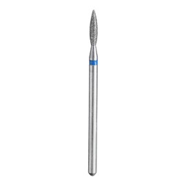 HARFINGTON 120-140 Grits Diamond Grinding Bit 2.2mm Oval Head 2.35mm Shank 9mm Length Stone Sanding Drill Bits Rotary Tool for Ceramic Glass Nails Grinding Polishing