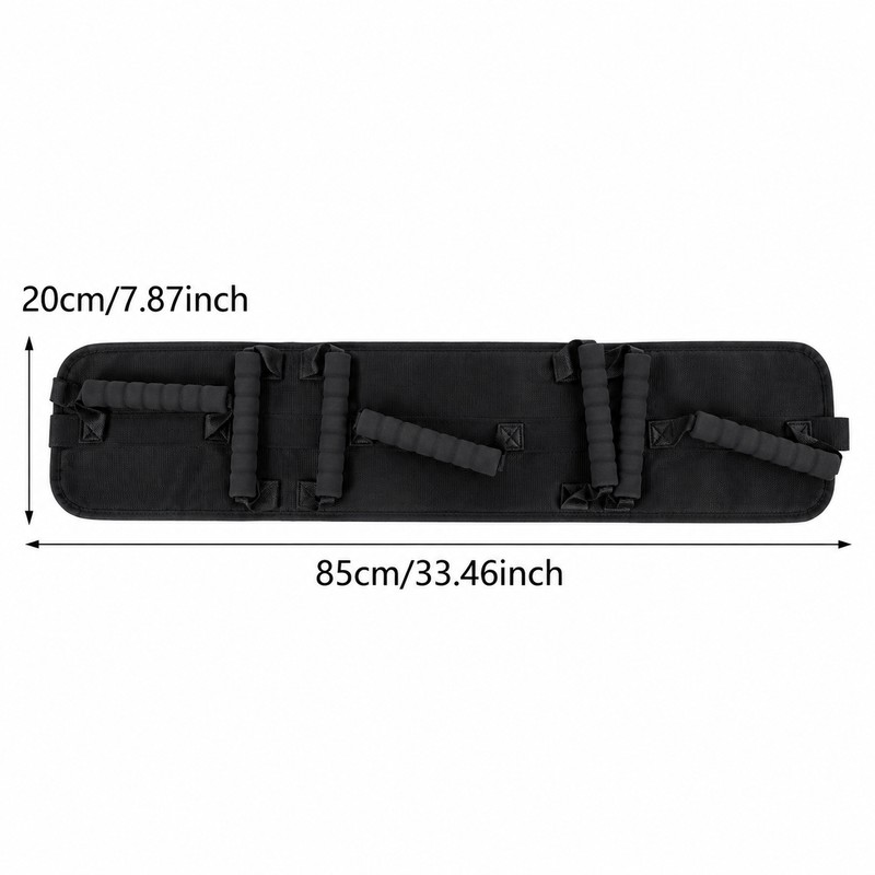 Padded Gait Belt for Elderly Transfer Assistance – Multi-Handle Adjustable