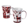 Holiday Reindeer Set of 2 Mugs