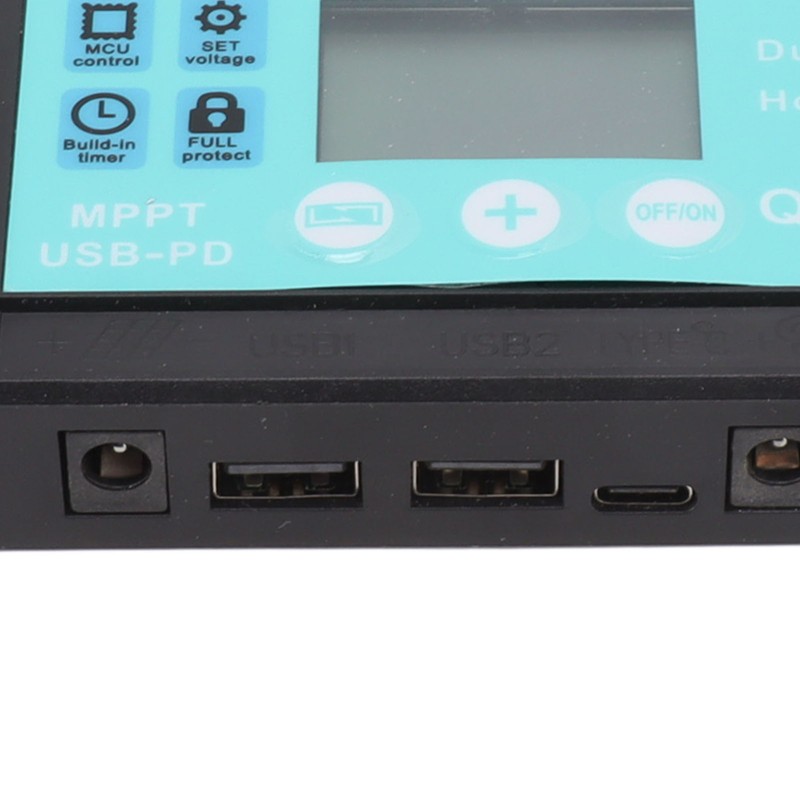 Solar Charge Controller Dual USB Output Fast Charging Solar Panel