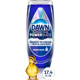 Dawn Platinum Plus PowerSuds Liquid Dish Soap, 17.4 oz. EZ-Squeeze Bottle
