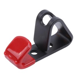 IWOWHERO Wall Mounted Wheel Hub Hanging Hook Rack Durable Display Stand for Wheels Bells More Easy Installation Versatile Multi Functional Design Red Black Color