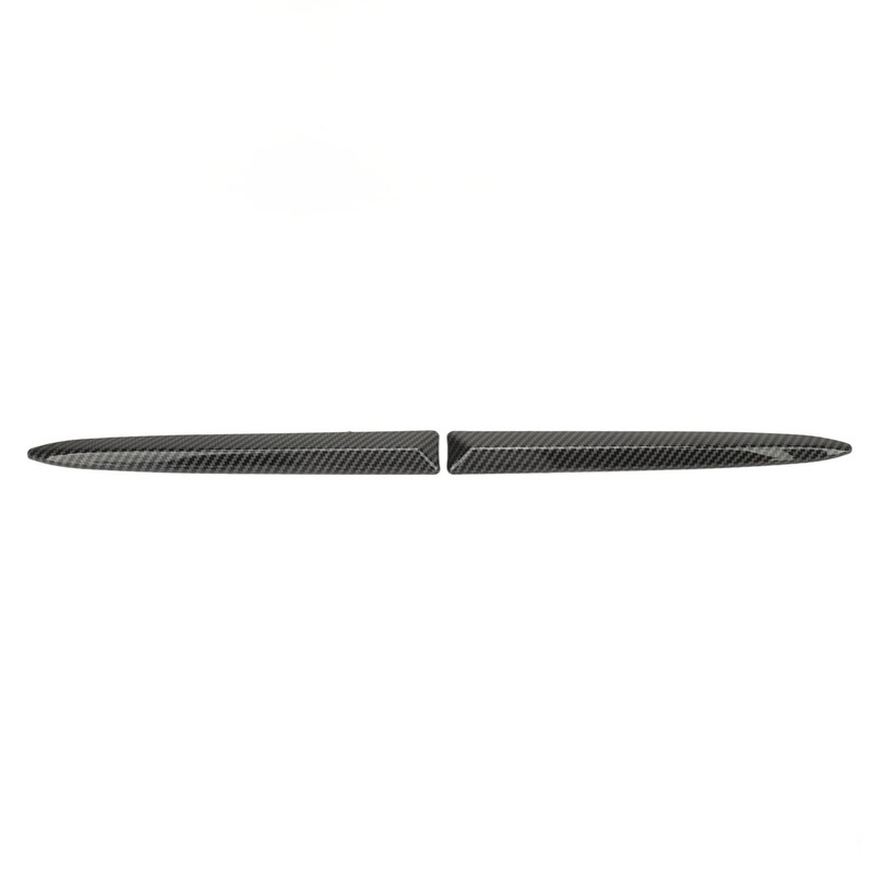 1 Pair Front Bumper Upper Moulding Trim 735455041 Carbon Fiber
