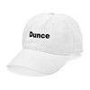 CafePress Dunce Cap Unique Adjustable Baseball Hat White