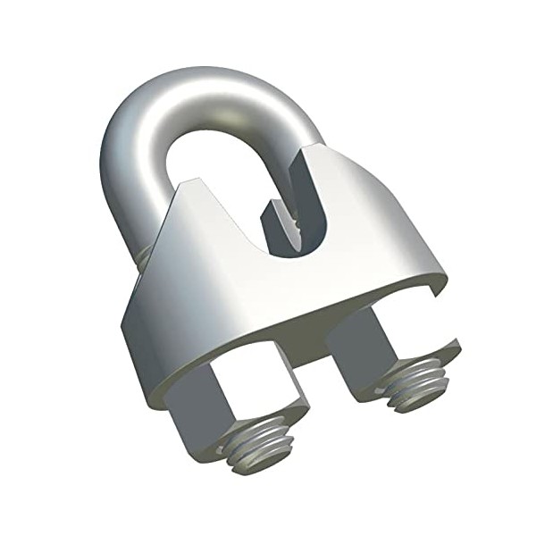 M8 Rope Clamp Wire Rope Clamp Bend Shape Steel Wire