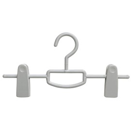 Monocloset Skirt Hanger Big Clip Swivel Hook Interlocking Hook Scarf Hanger Gray