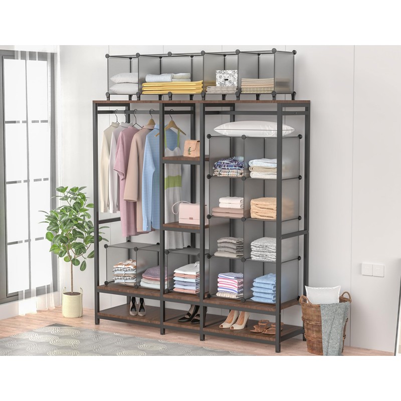 HOMIDEC Closet Organizers and Storage, 16 Cube Storage Organizer, Portable